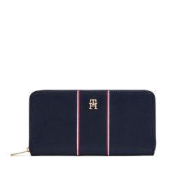 Portfel Tommy Hilfiger. Niebieskie portfele damskie Tommy Hilfiger, bez wzorów, z nylonu. Za 239.99 zł.