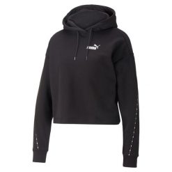 Bluza Sportowa Damska Puma Power Tape Tr. Czarne bluzy damskie Puma, na zimę, m, bez wzorów, bez kaptura. Za 157.99 zł.