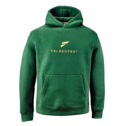 Bluza rozgrzewkowa Slopers. Zielone bluzy damskie FELSENFEST, bez wzorów, z bawełny, bez kaptura. Za 289.99 zł.