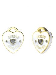 Guess Kolczyki JUBE05 054JW Złoty. Żółte kolczyki damskie Guess, metalowe. Za 139.99 zł.