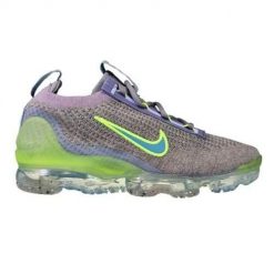 Buty do biegania damskie Nike Air Vapormax 2021 FK. Szare obuwie sportowe damskie Nike, z materiału, bez zapięcia, do biegania. Za 521.00 zł.