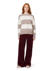 Scotch & Soda Sweter w kolorze szarobrązowo-kremowym rozmiar: S. Białe swetry klasyczne damskie Scotch & Soda, s, bez kołnierzyka. Za 224.95 zł.