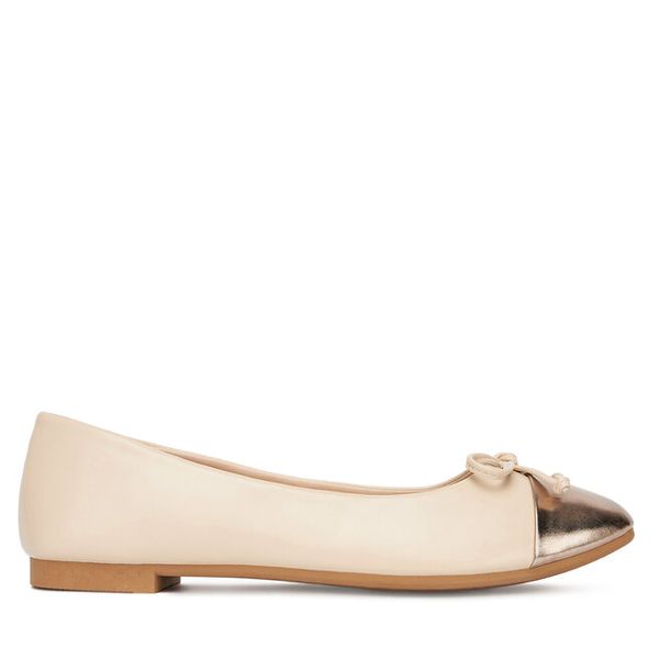 Baleriny JENNY. Brązowe balerinki damskie Jenny, bez wzorów. Za 89.99 zł.