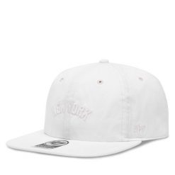 Czapka z daszkiem 47 Brand. Białe czapki z daszkiem damskie 47 Brand, bez wzorów. Za 99.99 zł.