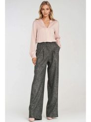 Nife Spodnie w kolorze antracytowym rozmiar: 42. Czarne spodnie materiałowe damskie Nife, bez wzorów, z materiału. Za 174.02 zł.