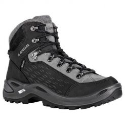 Buty trekkingowe damskie Lowa Renegade Warm Mid Gtx. Szare obuwie trekkingowe damskie Lowa, z materiału, za kostkę, bez zapięcia. Za 1,117.85 zł.