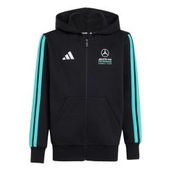 Bluza Z Kapturem Mercedes - Amg Petronas Formula 1 Team Dna Full Zip. Czarne bluzy damskie Adidas, bez wzorów, z kapturem. Za 239.00 zł.