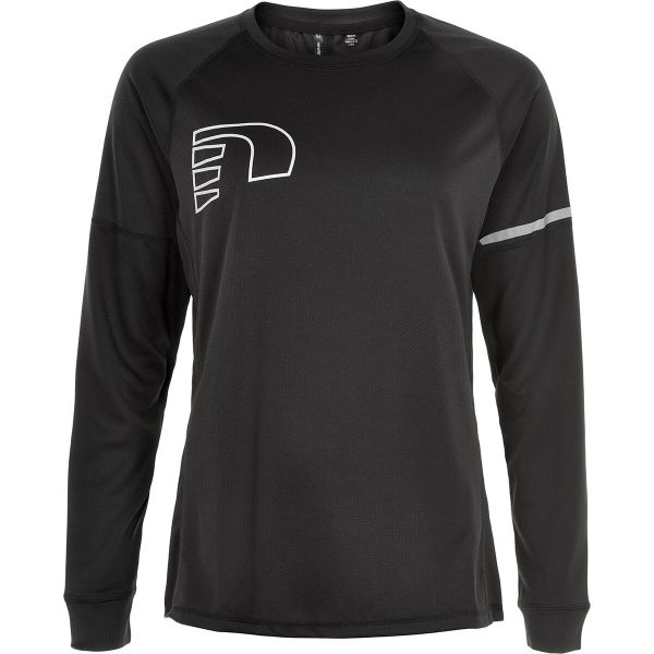 Damska koszulka z długim rękawem Newline core. Czarne koszulki damskie Newline, s, bez wzorów, bez kołnierzyka, bez ramiączek. Za 210.00 zł.