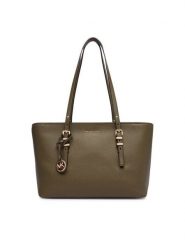 MICHAEL Michael Kors Torebka 30T5GQNT2L Zielony. Zielone shopper bag MICHAEL Michael Kors, bez wzorów, ze skóry, bez dodatków. Za 1,019.00 zł.