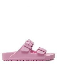 Birkenstock Klapki Arizona 1027355 Różowy. Czerwone klapki damskie Birkenstock, bez wzorów, z syntetyku, bez obcasa, bez zapięcia. Za 179.99 zł.
