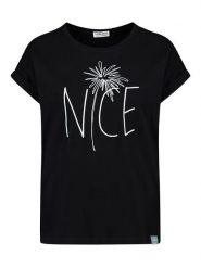 Sublevel Koszulka w kolorze czarnym rozmiar: L. Czarne bluzki damskie Sublevel, l, bez wzorów, z bawełny, bez kołnierzyka, bez ramiączek. Za 43.99 zł.