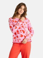 LIEBLINGSSTÜCK Sweter "Lilo" w kolorze jasnoróżowo-czerwonym rozmiar: 42. Czerwone swetry klasyczne damskie LIEBLINGSSTÜCK, z kaszmiru, bez kołnierzyka. Za 303.06 zł.