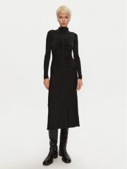 PINKO Sukienka codzienna Dimitrova 104502 A29B Czarny Slim Fit. Czarne sukienki damskie Pinko, bez wzorów, z syntetyku, bez ramiączek. Za 539.99 zł.