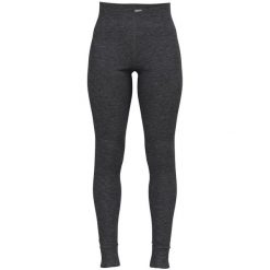 Legginsy termoaktywne damskie Odlo ACTIVE WARM ECO. Brązowe legginsy damskie ODLO, bez wzorów. Za 249.99 zł.