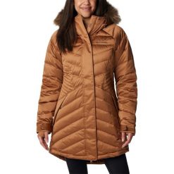 Kurtka damska Street Columbia Lay D Down III Mid. Brązowe kurtki damskie Columbia, xl, bez wzorów, bez kaptura. Za 1,499.00 zł.