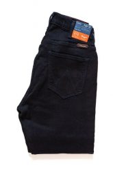 WRANGLER HIGH SKINNY TRUE BLUE W27HBV79B. Niebieskie rurki damskie Wrangler, bez wzorów, z jeansu, z podwyższonym stanem. W wyprzedaży za 99.99 zł.