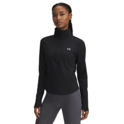 Under Armour Bluza Sportowa Damska Motion - S/36. Czarne bluzy damskie Under Armour, l, bez wzorów, z materiału, bez kaptura. Za 347.99 zł.