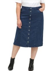 WITT WEIDEN Spódnica dżinsowa w kolorze granatowym rozmiar: 38. Niebieskie spódnice damskie WITT WEIDEN, na co dzień, bez wzorów, midi. Za 60.99 zł.