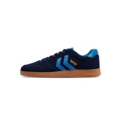 Buty halowe Hummel Perfekt CL. Niebieskie obuwie sportowe casual damskie Hummel, bez zapięcia. Za 270.00 zł.