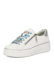 Remonte Sneakersy CEO-D1C06-81 Biały. Białe obuwie sportowe damskie Remonte, ze skóry, bez zapięcia. Za 429.99 zł.