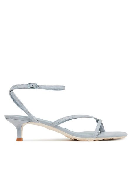 Aldo Sandały Soffie 14017664 Błękitny. Niebieskie sandały damskie ALDO, bez wzorów, ze skóry, bez obcasa, na szpilce, bez zapięcia. Za 399.99 zł.