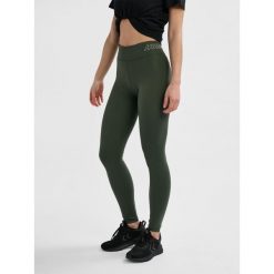 Damskie legginsy Hummel. Brązowe legginsy damskie Hummel, bez wzorów, z dżerseju. Za 174.50 zł.