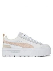 Puma Sneakersy Mayze Mix Wns 387468 13 Biały. Białe obuwie sportowe damskie Puma, ze skóry, bez zapięcia. Za 369.99 zł.