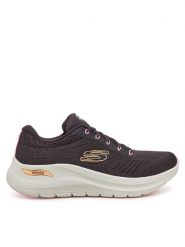 Skechers Sneakersy Arch Fit 2.0 150051/PEW Szary. Szare obuwie sportowe damskie Skechers, z materiału, bez zapięcia. Za 299.99 zł.