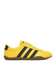 Adidas Sneakersy GRAND COURT LO JQ9693 Żółty. Żółte obuwie sportowe damskie Adidas, ze skóry, bez zapięcia. Za 329.99 zł.