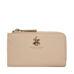Portfel Beverly Hills Polo Club. Brązowe portfele damskie Beverly Hills Polo Club, bez wzorów. Za 59.99 zł.