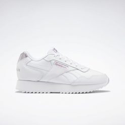 Buty do chodzenia damskie Reebok Glide Ripple Doubl. Białe obuwie sportowe damskie Reebok, z materiału, bez zapięcia, trekkingowe. Za 283.00 zł.