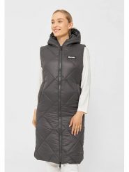 Bench Kamizelka pikowana "Nakiyah" w kolorze antracytowym rozmiar: 38. Czarne kamizelki damskie Bench, bez wzorów, bez kaptura. Za 260.99 zł.