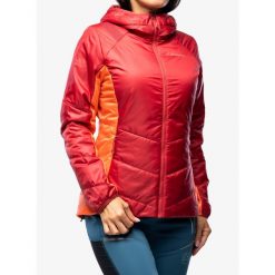 Kurtka ocieplana damska La Sportiva Mythic Primaloft Jkt. Czerwone kurtki damskie La Sportiva, na zimę, s, bez wzorów, bez kaptura. Za 921.99 zł.