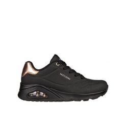 Buty na co dzień damskie SKECHERS UNO sneakersy. Czarne obuwie sportowe damskie Skechers, bez zapięcia, trekkingowe, Skechers Sport. Za 303.00 zł.