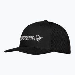 Czapka z daszkiem NORRONA Flexfit 3D. Czarne czapki z daszkiem damskie NORRONA, bez wzorów, z bawełny. Za 189.99 zł.