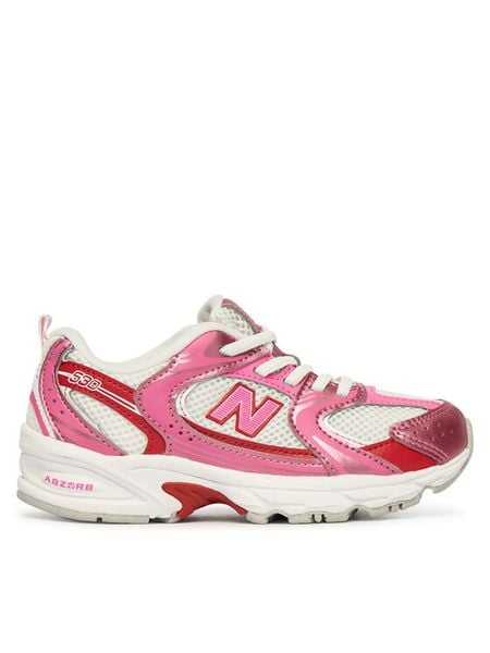 New Balance Sneakersy P5304GR Różowy. Czerwone buty sportowe dziewczęce New Balance, ze skóry, bez zapięcia. Za 281.99 zł.