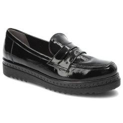 Czarne Półbuty Armodo Wygodne Skórzane Buty Damskie. Czarne półbuty damskie Armodo, bez wzorów, ze skóry, bez obcasa, na obcasie, bez zapięcia. Za 339.00 zł.