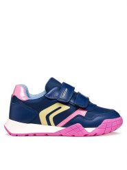 Geox Sneakersy J Rann-E Girl J65P8A 0FU54 C4RE8 M Granatowy. Niebieskie buty sportowe dziewczęce Geox, bez wzorów, z materiału, bez zapięcia. Za 209.99 zł.