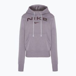Bluza damska Nike Sportswear Phoenix Fleece. Fioletowe bluzy damskie Nike, s, bez wzorów, bez kaptura. Za 269.99 zł.