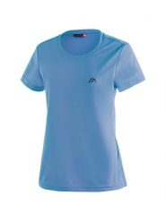 Maier Sports Koszulka funkcyjna "Waltraud" w kolorze niebieskim rozmiar: 48. Niebieskie koszulki damskie Maier Sports, bez wzorów, z materiału, bez kołnierzyka, bez ramiączek. Za 91.99 zł.