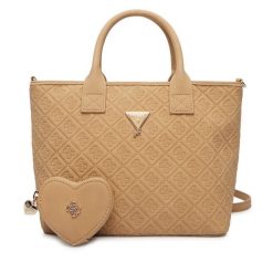 Torebka Guess. Brązowe torebki klasyczne damskie Guess, bez dodatków. Za 299.99 zł.