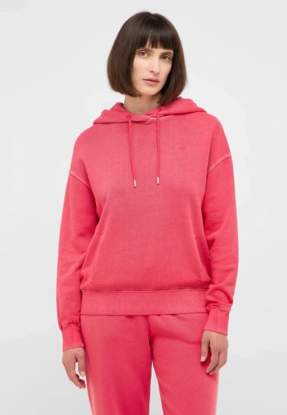 Damska Bluza Nierozpinana Mustang Style Lea Raspberry Wine 1016770 8280. Czerwone bluzy damskie Mustang, l, bez wzorów, z kapturem. Za 189.99 zł.