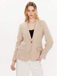 Weekend Max Mara Marynarka Nalut 2350410431 Beżowy Regular Fit. Brązowe marynarki i żakiety damskie Weekend Max Mara, bez wzorów, ze lnu. Za 1,249.00 zł.
