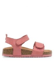 Nelli Blu Sandały CM220518-19 Różowy. Czerwone sandały dziewczęce Nelli Blu, z materiału, bez obcasa, bez zapięcia. Za 79.99 zł.