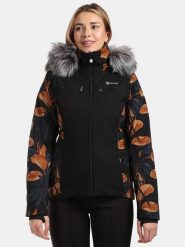 Kilpi Kurtka narciarska "Lena" w kolorze czarno-brązowym rozmiar: 44. Brązowe kurtki sportowe damskie Kilpi, m, bez wzorów, ze lnu, bez kaptura. Za 613.51 zł.