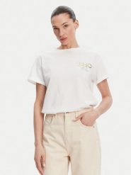 Liu Jo T-Shirt WA5007 JS923 Biały Relaxed Fit. Białe t-shirty damskie Liu Jo, s, bez wzorów, z bawełny, bez kołnierzyka. Za 179.99 zł.