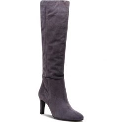 Kozaki HÖGL - 6-106622 Darkgrey 660. Szare kozaki damskie Högl, z materiału. W wyprzedaży za 569.00 zł.