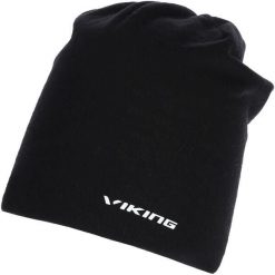 Czapka dla dorosłych Viking Mundo Merino. Czarne czapki damskie Viking, na zimę, bez wzorów. Za 76.00 zł.