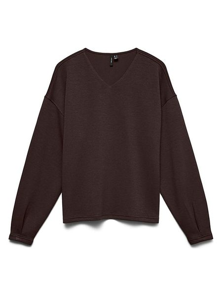 Vero Moda Bluza w kolorze brązowym rozmiar: S. Brązowe bluzy damskie Vero Moda, s, bez wzorów, bez kaptura. Za 109.95 zł.