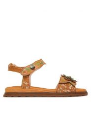 Laura Vita Sandały Brownieo 02 Beżowy. Brązowe sandały damskie LAURA VITA, bez wzorów, ze skóry, bez obcasa, na płaskiej podeszwie, bez zapięcia. Za 379.99 zł.